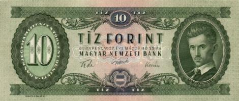 1949-1962. 10Ft (4x) klf évszámmal T:I,II+