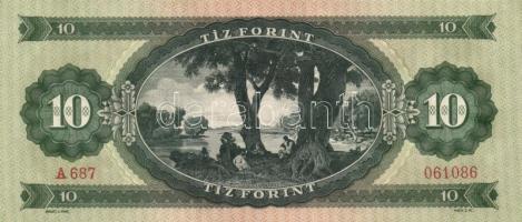 1949-1962. 10Ft (4x) klf évszámmal T:I,II+