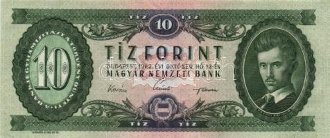 1949-1962. 10Ft (4x) klf évszámmal T:I,II+