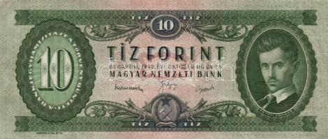 1949. 20Ft + 1949-1962. 10Ft (4x) klf évszámmal T:III