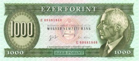 1996. 1000Ft (3x) "E" egymásutáni sorszámmal! T:I