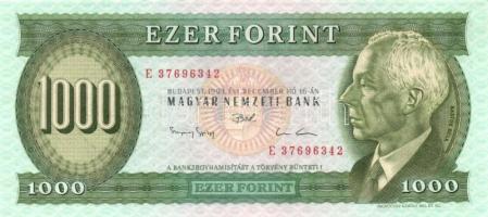 1993. 1000Ft (2x) "E" egymásutáni sorszámmal! T:I