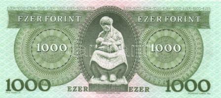 1993. 1000Ft (2x) "D" egymásutáni sorszámmal! T:I