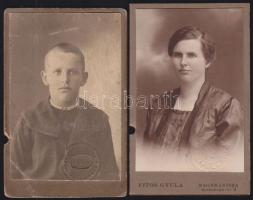 1927 2 db fényképes vasúti igazolvány / 2 railroad id-s