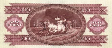 1989. 100Ft (5x) egymás utáni sorszámmal T:I