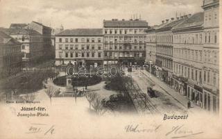 Budapest V. József tér a Salgótarjáni Kőszénbánya Rt. irodájával