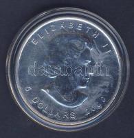 Kanada 2009. 5$ színezüst 1 uncia tanúsítvánnyal T:P