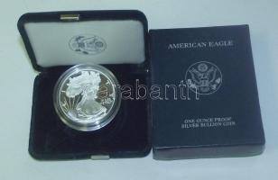 USA 2000. 1$ "Liberty" Ag eredeti díszdobozban és tokban T:PP