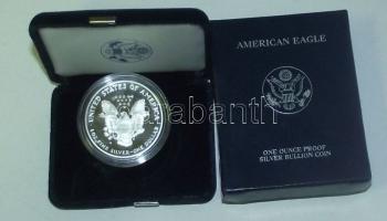 USA 2000. 1$ "Liberty" Ag eredeti díszdobozban és tokban T:PP