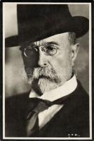 T. G. Masaryk obituary card So.Stpl