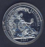 Nagy-Britannia 2007. 2Ł Ag (színezüst) 1 uncia tanúsítvánnyal T:1