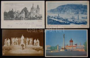 Budapest 143 képeslap 1900-1940 jobbakkal