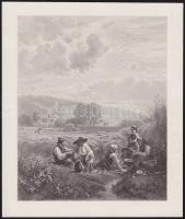 2 db klf jelzés nélküli lithográfia 17x20cm és 18x22cm