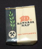 1960 bontatlan csomag 10. Bányásznap cigaretta / Original pack of Stambul vintage cigars