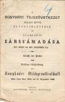1901 A Bonyhádi Tejszövetkezet zárszámadása; Raubitschek Izór nyomdája