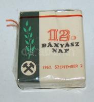 1962 bontatlan csomag 12. Bányásznap cigaretta / Original pack of Stambul vintage cigars