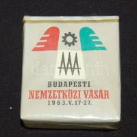 1963 bontatlan csomag Budapesti Nemzetközi Vásár cigaretta / Original pack of Stambul vintage cigars