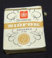 1963 bontatlan csomag Siófok cigaretta / Original pack of Stambul vintage cigars