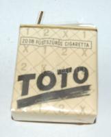 cca 1970 bontatlan csomag Toto cigaretta / Original pack of Stambul vintage cigars