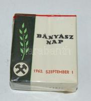 1963 bontatlan csomag Bányász nap cigaretta / Original pack of Stambul vintage cigars