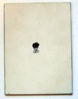 Szász Endre által tervezett Hollóházi porcelán plakett / Faces designed by Endre Szasz Hollohaza chi...