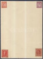 1916  IV. Károlyt, feleségét és fiát ábrázoló nagyméretű propaganda fotó 15x20cm