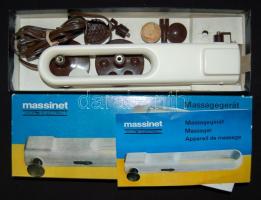 Massinet elektromos masszázs-készülék eredeti dobozában, papírokkal / Massage machine
