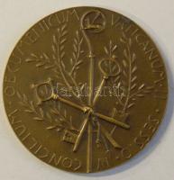 Olazország cca 1962 II. Vatikáni Zsinat IV. ülése Br emlékérem szign.:J.Crocetta T:2 / Italy cca 196...