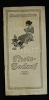 1927 Zeiss Ikon fényképezőgép-kellék katalógus német nyelven