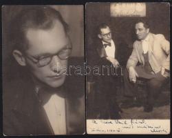 Tabéry Géza és Páger Antal fotólap 9x14cm