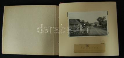cca 1940-1943 A vasút mentén: A Dömösi átkeléstől Garamkövesdig 19 db amatőr fotót és képeslapot tar...