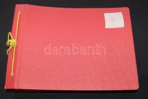 cca 1961-1965 145 db amatőr városképes fotó albumban kísérő szövegekkel: Budapest, Balatonalmádi, -Szemes, stb... Érdekes képek