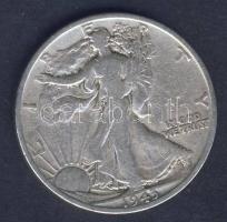 USA 1943. 1/2$ Ag "Walking" T:3 ph.