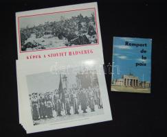 2 db régi szovjet és NDK-s propaganda kiadvány