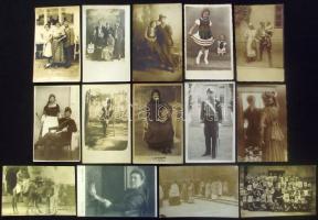 14 db klf érdekes amatőr fotó 9x14cm