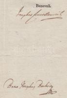 cca 1800 3 db ex offo levél, közte két Helytartótanácsi leirat a kor híres politikusainak aláírásaiv...