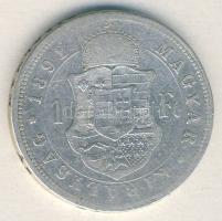 1891. 1Ft Ag "Fiumei címer" T:3