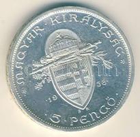 1938. 5P Ag "Szent István" T:2