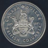 Kanada 1971. 1$ Ag "Brit-Kolumbia" T:PL