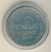 1948. 10Ft Ag "Széchenyi" T:2 ph