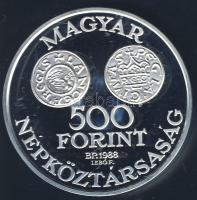 1988. 500Ft Ag "Szent István" T:PP Csak 5000db!