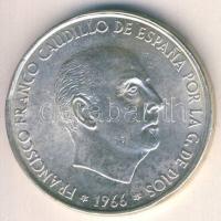 Spanyolország 1966. 100P Ag "Caudillo" T:2