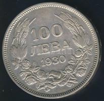 Bulgária/magyar verdejel 1930BP (Budapest) 100L Ag T:2