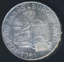 Ausztria 1961. 25Sch Ag "40 éves Burgenland" T:2