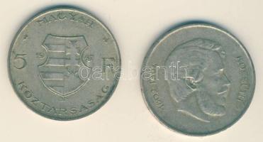 1947. 5Ft Ag (5x) "Kossuth" T:2-,3 ph.
