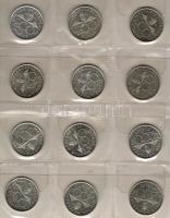 1992-93 200Ft "Deák" 12db ezüst T:2 ezüstár alatt(175,5EUR vételi ár/kg)