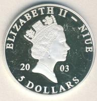 Niue 2003. 5$ Ag "Terrakotta harcosok" T:PP tanúsítvánnyal!