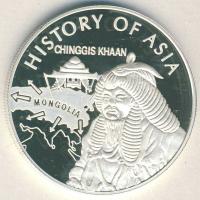 Mongólia 2003. 1000T Ag "Ázsia történelme-Dzsingisz Kán" T:PP Tanúsítvánnyal!