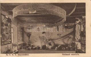 Kolozsvár EKE museum, fishing requisites