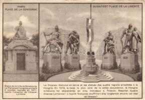 Irredenta statues, French issue
